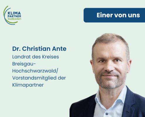 Dr. Christian Ante - Einer von uns Klimapartnern