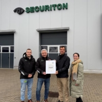 Übergabe des KEFF+Labels an Securiton GmbH in Achern