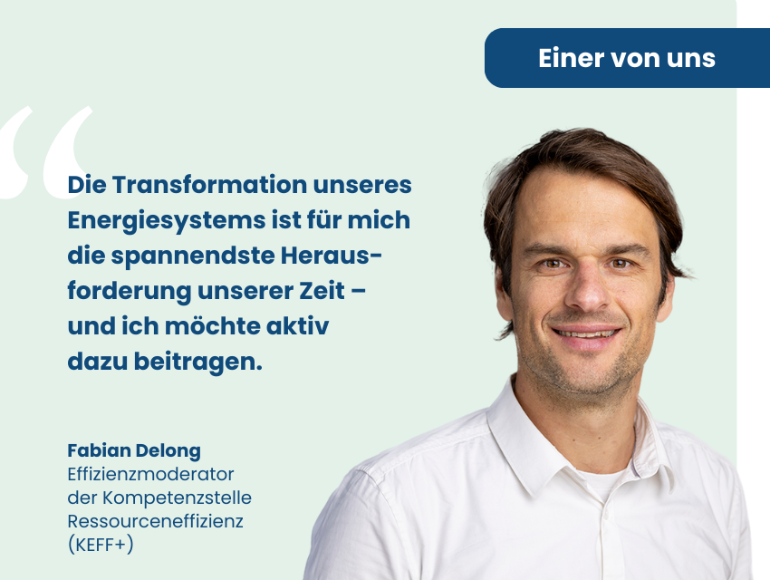 Einer von uns Klimapartnern: Portraitfoto von Fabian Delong