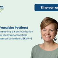 Eine von uns Klimapartnern: Portraitfoto von Franziska Potthast