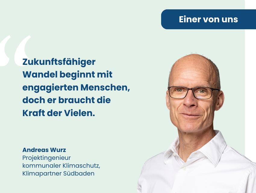 Wurz_Andreas_Einer von uns Newsbeitrag Einer von uns Klimapartnern: Portraitfoto von Andreas Wurz