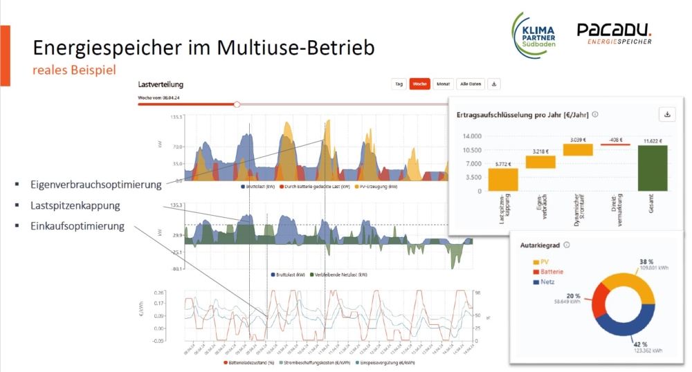 Energiespeicher im Multiuse-Betrieb